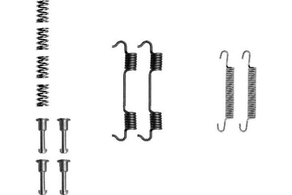 Textar Σετ βοηθ. εξαρτημάτων, Σιαγόνες Χειρόφρενου - 97012600