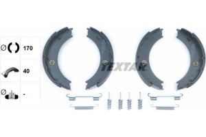 Textar Σετ Σιαγόνων φρένων, Χειρόφρενο - 91057900