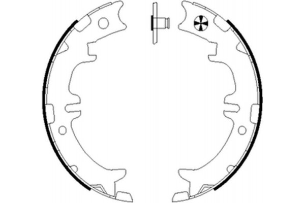 Textar Σετ Σιαγόνων φρένων, Χειρόφρενο - 91060500