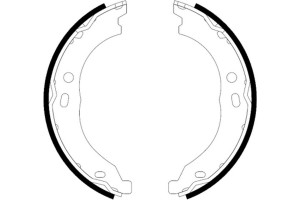 Textar Σετ Σιαγόνων φρένων, Χειρόφρενο - 91066700