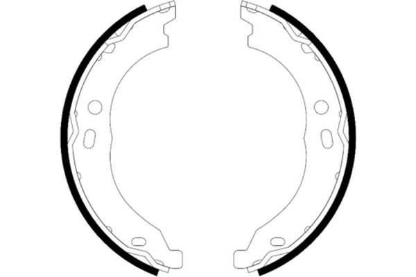 Textar Σετ Σιαγόνων φρένων, Χειρόφρενο - 91066700