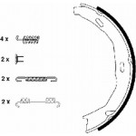 Textar Σετ Σιαγόνων φρένων, Χειρόφρενο - 91066900