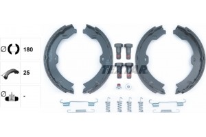 Textar Σετ Σιαγόνων φρένων, Χειρόφρενο - 91067000