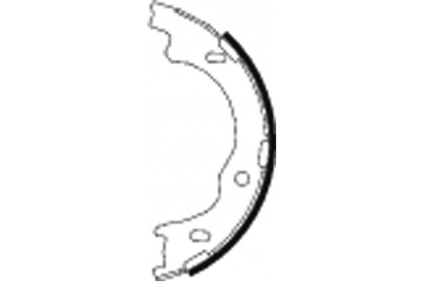 Textar Σετ Σιαγόνων φρένων, Χειρόφρενο - 91068100