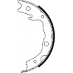 Textar Σετ Σιαγόνων φρένων, Χειρόφρενο - 91068200