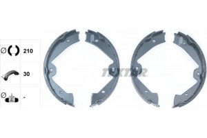 Textar Σετ Σιαγόνων φρένων, Χειρόφρενο - 91074700