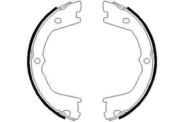 Textar Σετ Σιαγόνων φρένων, Χειρόφρενο - 91074900