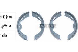 Textar Σετ Σιαγόνων φρένων, Χειρόφρενο - 91076700