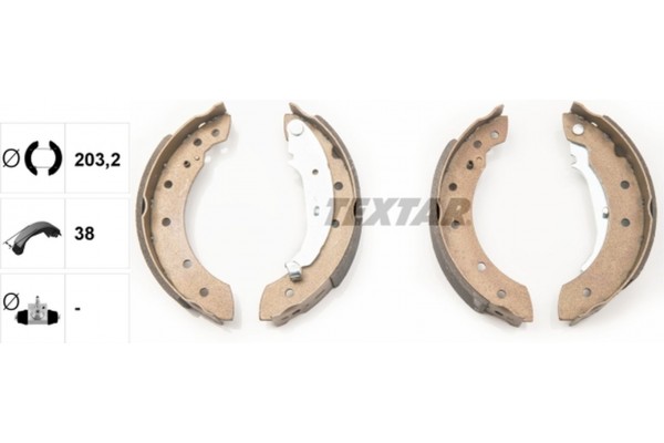 Textar Σετ Σιαγόνων Φρένων - 91048000