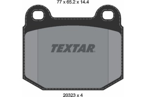 Textar Σετ τακάκια, Δισκόφρενα - 2032306