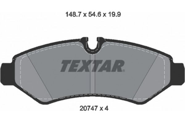 Textar Σετ τακάκια, Δισκόφρενα - 2074701