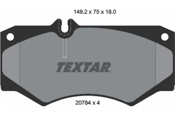 Textar Σετ τακάκια, Δισκόφρενα - 2078401 Textar Σετ τακάκια, Δισκόφρενα - 2078401