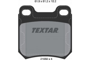 Textar Σετ τακάκια, Δισκόφρενα - 2105002