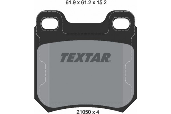 Textar Σετ τακάκια, Δισκόφρενα - 2105002