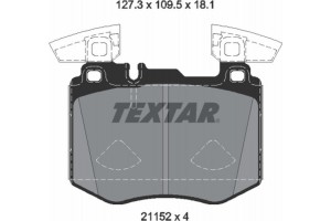 Textar Σετ τακάκια, Δισκόφρενα - 2115201