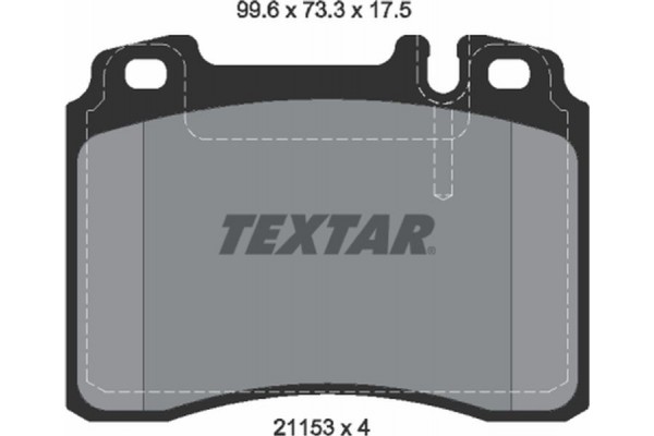 Textar Σετ τακάκια, Δισκόφρενα - 2115307
