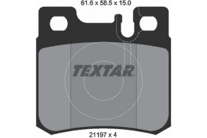 Textar Σετ τακάκια, Δισκόφρενα - 2119701