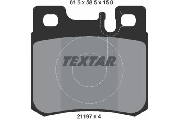Textar Σετ τακάκια, Δισκόφρενα - 2119701