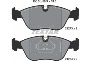 Textar Σετ τακάκια, Δισκόφρενα - 2127304