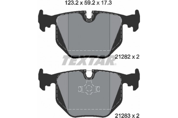 Textar Σετ τακάκια, Δισκόφρενα - 2128201
