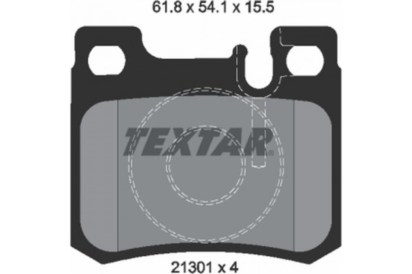 Textar Σετ τακάκια, Δισκόφρενα - 2130103