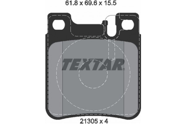Textar Σετ τακάκια, Δισκόφρενα - 2130501