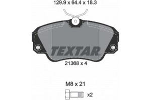 Textar Σετ τακάκια, Δισκόφρενα - 2136801