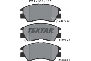 Textar Σετ τακάκια, Δισκόφρενα - 2137301