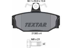 Textar Σετ τακάκια, Δισκόφρενα - 2138501