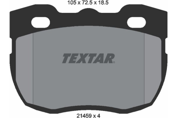 Textar Σετ τακάκια, Δισκόφρενα - 2145901 Textar Σετ τακάκια, Δισκόφρενα - 2145901
