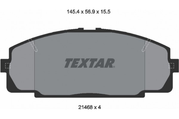 Textar Σετ τακάκια, Δισκόφρενα - 2146801 Textar Σετ τακάκια, Δισκόφρενα - 2146801