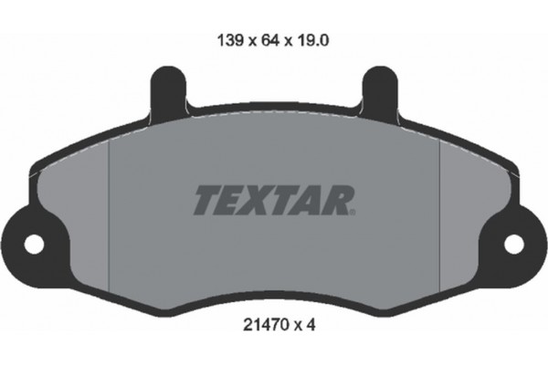 Textar Σετ τακάκια, Δισκόφρενα - 2147001 Textar Σετ τακάκια, Δισκόφρενα - 2147001