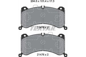 Textar Σετ τακάκια, Δισκόφρενα - 2147601