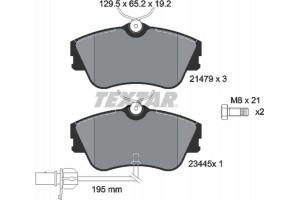 Textar Σετ τακάκια, Δισκόφρενα - 2147903