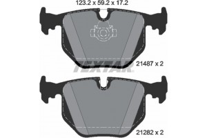 Textar Σετ τακάκια, Δισκόφρενα - 2148701