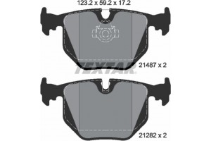 Textar Σετ τακάκια, Δισκόφρενα - 2148703