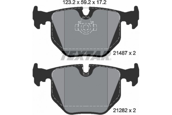 Textar Σετ τακάκια, Δισκόφρενα - 2148703 Textar Σετ τακάκια, Δισκόφρενα - 2148703