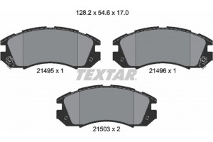 Textar Σετ τακάκια, Δισκόφρενα - 2149501