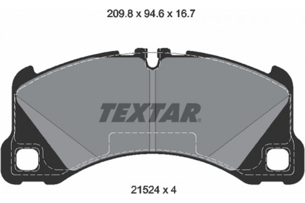 Textar Σετ τακάκια, Δισκόφρενα - 2152401 Textar Σετ τακάκια, Δισκόφρενα - 2152401