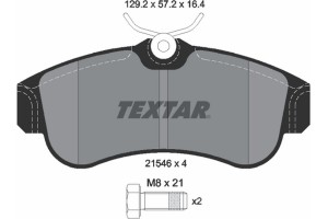 Textar Σετ τακάκια, Δισκόφρενα - 2154601