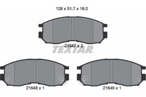 Textar Σετ τακάκια, Δισκόφρενα - 2164701