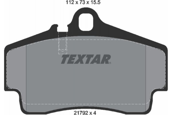 Textar Σετ τακάκια, Δισκόφρενα - 2179203 Textar Σετ τακάκια, Δισκόφρενα - 2179203