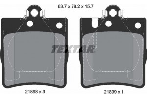 Textar Σετ τακάκια, Δισκόφρενα - 2189803