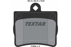 Textar Σετ τακάκια, Δισκόφρενα - 2190003