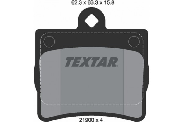 Textar Σετ τακάκια, Δισκόφρενα - 2190003 Textar Σετ τακάκια, Δισκόφρενα - 2190003