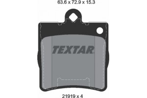 Textar Σετ τακάκια, Δισκόφρενα - 2191901