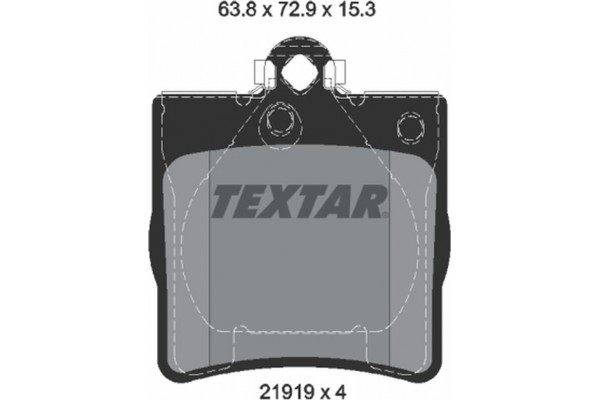 Textar Σετ τακάκια, Δισκόφρενα - 2191981 Textar Σετ τακάκια, Δισκόφρενα - 2191981