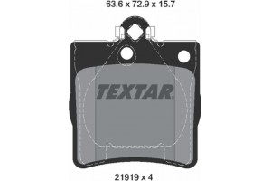 Textar Σετ τακάκια, Δισκόφρενα - 2191903