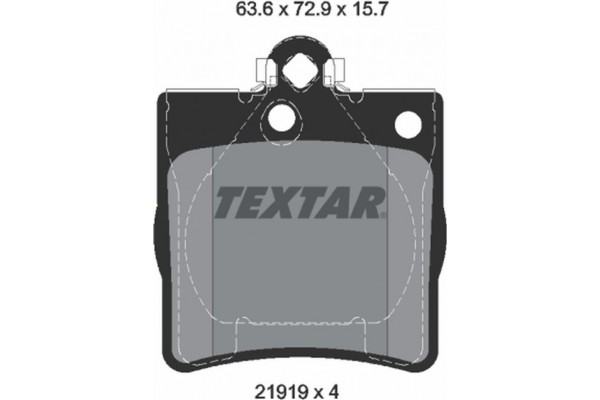 Textar Σετ τακάκια, Δισκόφρενα - 2191903 Textar Σετ τακάκια, Δισκόφρενα - 2191903