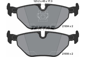 Textar Σετ τακάκια, Δισκόφρενα - 2193402
